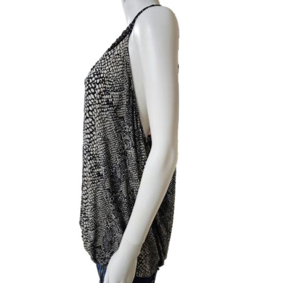 Lane Bryant Animal Print Faux Jeweled Neckline Sleeveless Blouson Size 22/24 - Picture 6 of 9